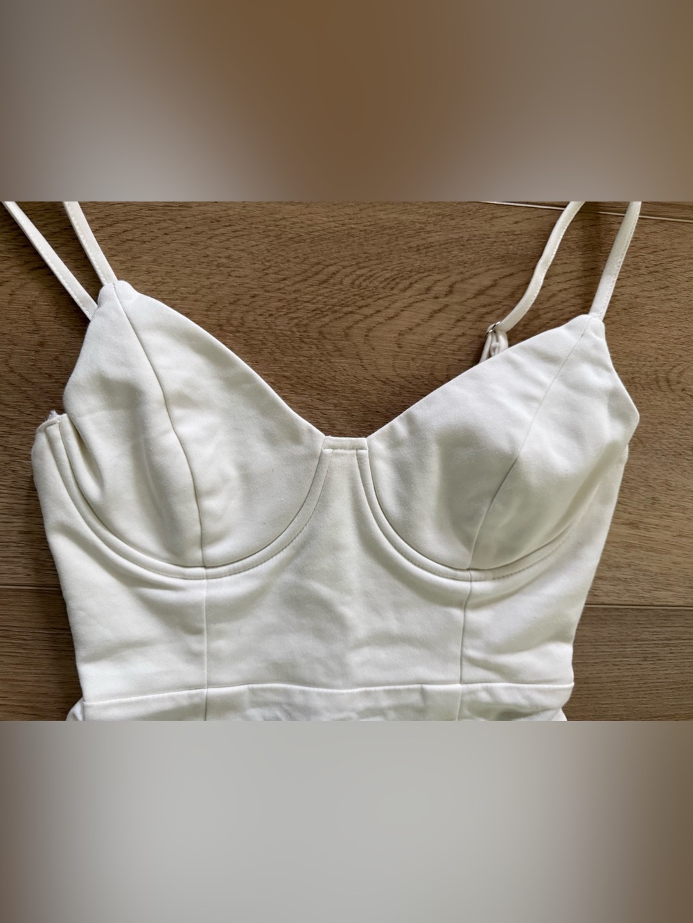Princess Polly Novella White Corset Mini Dress Size US 2 bustier - Picture 2 of 6